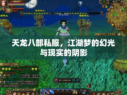天龙八部私服，江湖梦的幻光与现实的阴影
