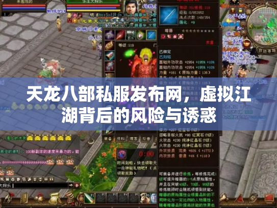 天龙八部私服发布网，虚拟江湖背后的风险与诱惑