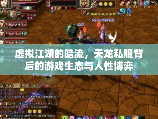 虚拟江湖的暗流，天龙私服背后的游戏生态与人性博弈