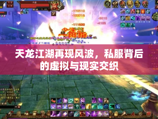 天龙江湖再现风波，私服背后的虚拟与现实交织