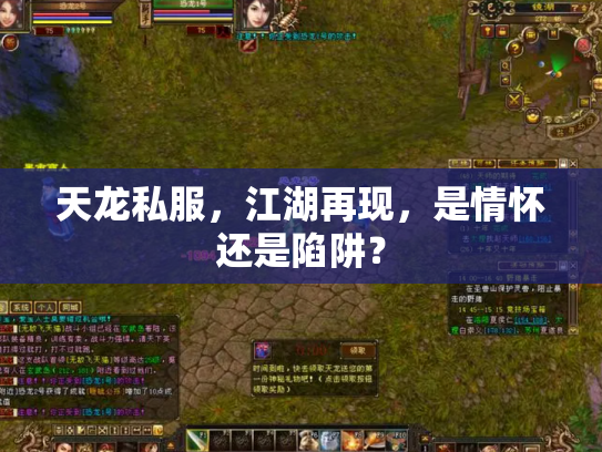 天龙私服，江湖再现，是情怀还是陷阱？