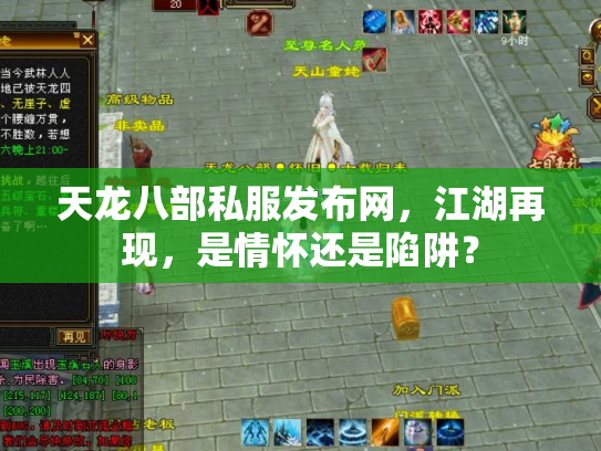 天龙八部私服发布网，江湖再现，是情怀还是陷阱？