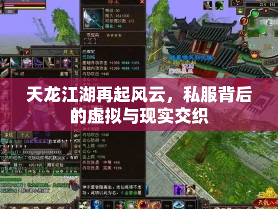 天龙江湖再起风云，私服背后的虚拟与现实交织