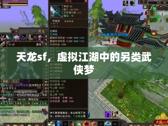 天龙sf，虚拟江湖中的另类武侠梦