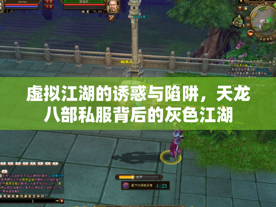 虚拟江湖的诱惑与陷阱，天龙八部私服背后的灰色江湖