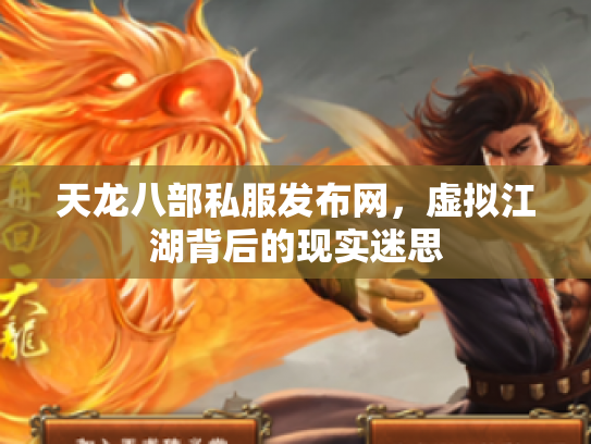 天龙八部私服发布网，虚拟江湖背后的现实迷思