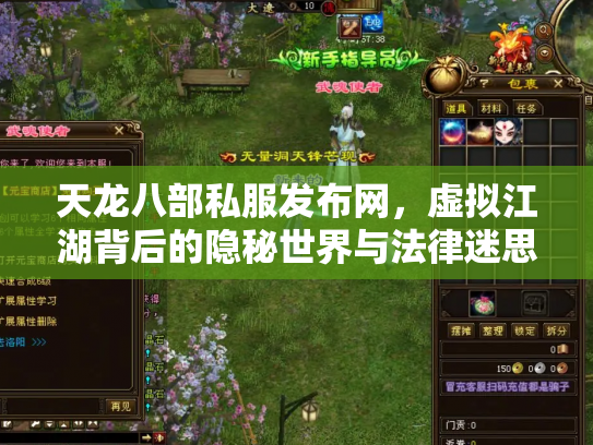 天龙八部私服发布网，虚拟江湖背后的隐秘世界与法律迷思