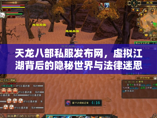 天龙八部私服发布网，虚拟江湖背后的隐秘世界与法律迷思