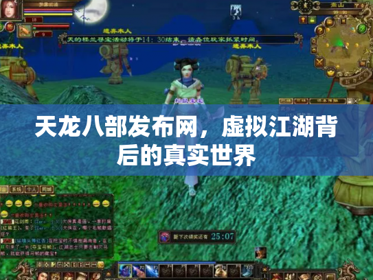 天龙八部发布网，虚拟江湖背后的真实世界