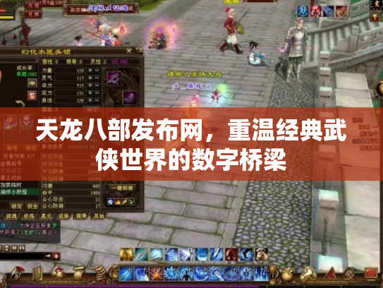 天龙八部发布网，重温经典武侠世界的数字桥梁