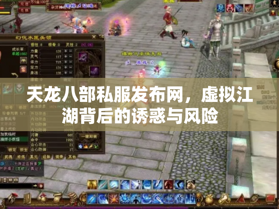 天龙八部私服发布网，虚拟江湖背后的诱惑与风险