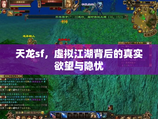 天龙sf，虚拟江湖背后的真实欲望与隐忧
