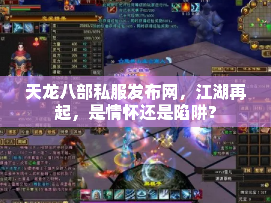 天龙八部私服发布网，江湖再起，是情怀还是陷阱？