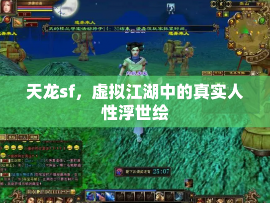 天龙sf，虚拟江湖中的真实人性浮世绘