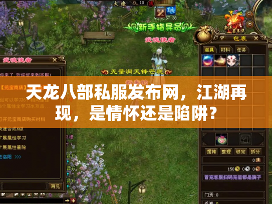 天龙八部私服发布网，江湖再现，是情怀还是陷阱？