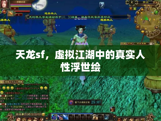 天龙sf，虚拟江湖中的真实人性浮世绘
