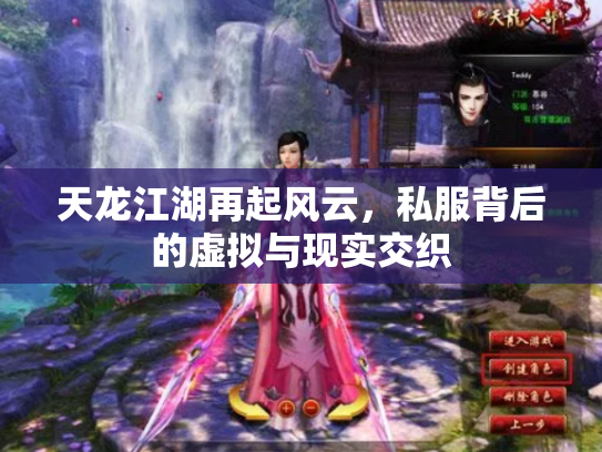 天龙江湖再起风云，私服背后的虚拟与现实交织