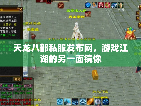 天龙八部私服发布网，游戏江湖的另一面镜像