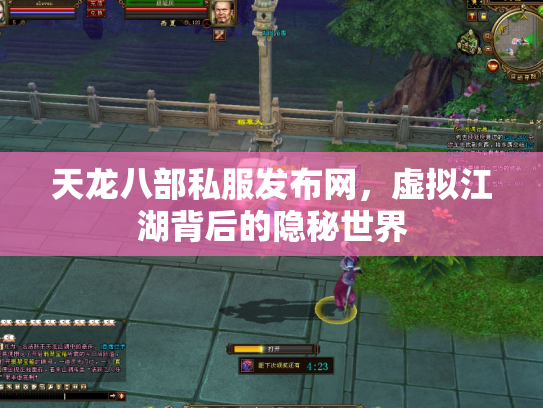 天龙八部私服发布网，虚拟江湖背后的隐秘世界