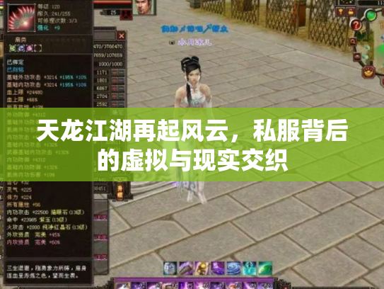 天龙江湖再起风云，私服背后的虚拟与现实交织