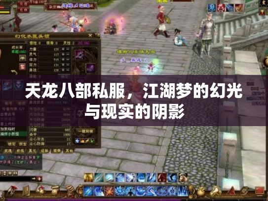 天龙八部私服，江湖梦的幻光与现实的阴影