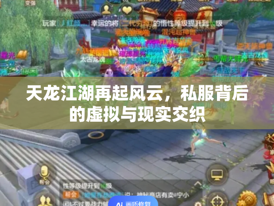 天龙江湖再起风云，私服背后的虚拟与现实交织
