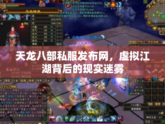 天龙八部私服发布网，虚拟江湖背后的现实迷雾