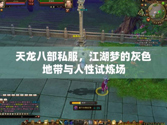 天龙八部私服，江湖梦的灰色地带与人性试炼场