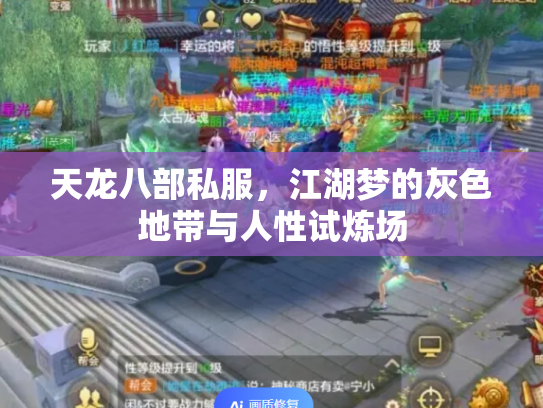 天龙八部私服，江湖梦的灰色地带与人性试炼场