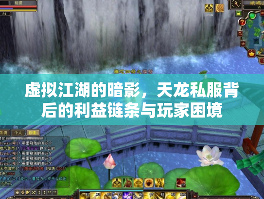 虚拟江湖的暗影，天龙私服背后的利益链条与玩家困境