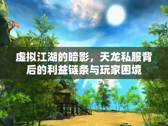 虚拟江湖的暗影，天龙私服背后的利益链条与玩家困境