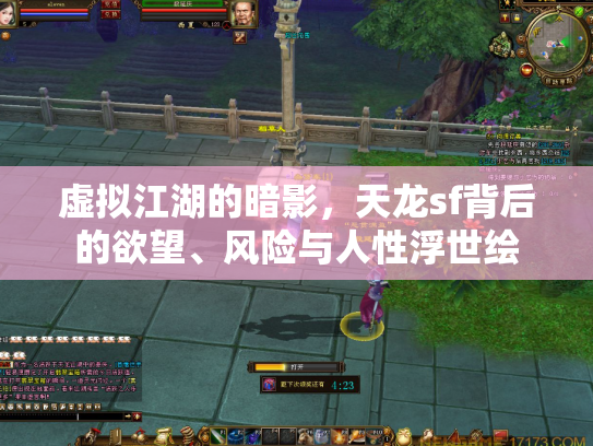 虚拟江湖的暗影，天龙sf背后的欲望、风险与人性浮世绘