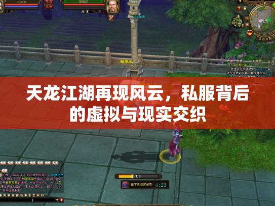 天龙江湖再现风云，私服背后的虚拟与现实交织