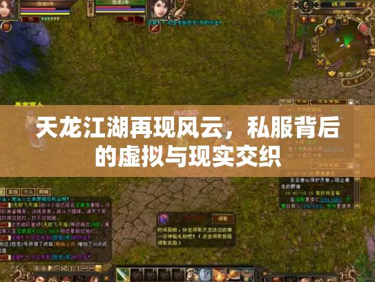 天龙江湖再现风云，私服背后的虚拟与现实交织