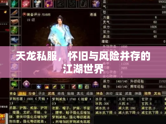 天龙私服，怀旧与风险并存的江湖世界