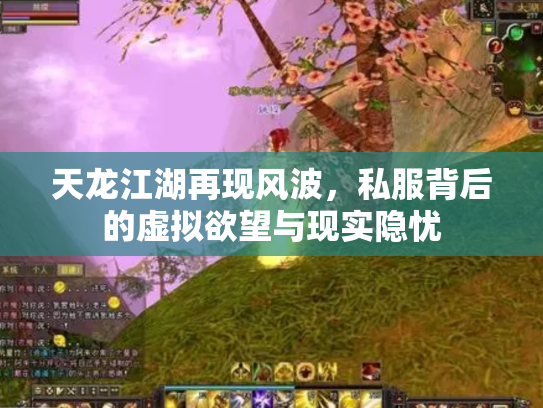 天龙江湖再现风波，私服背后的虚拟欲望与现实隐忧