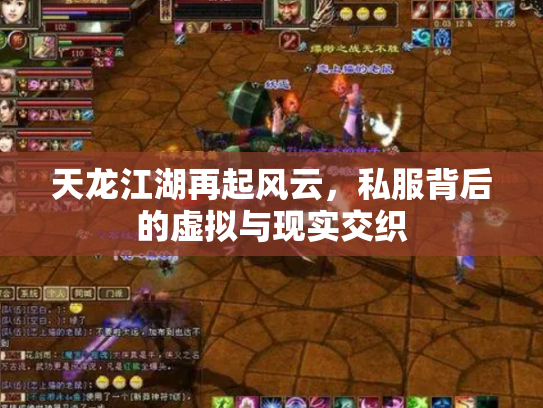 天龙江湖再起风云，私服背后的虚拟与现实交织