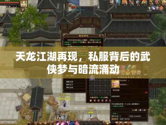天龙江湖再现，私服背后的武侠梦与暗流涌动