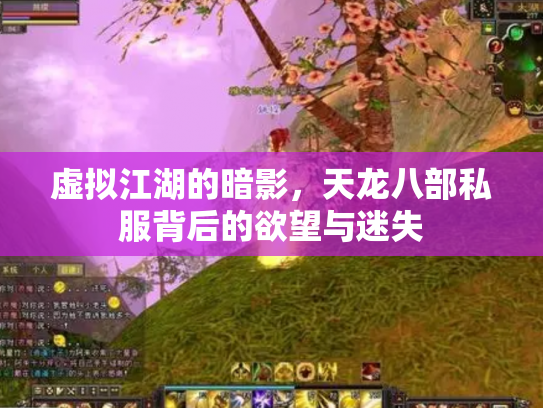 虚拟江湖的暗影，天龙八部私服背后的欲望与迷失