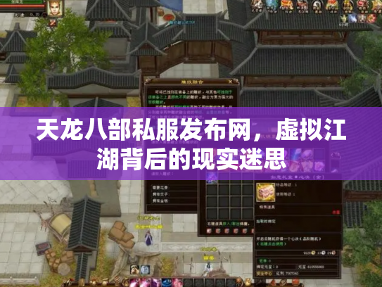 天龙八部私服发布网，虚拟江湖背后的现实迷思