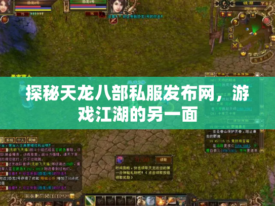 探秘天龙八部私服发布网，游戏江湖的另一面