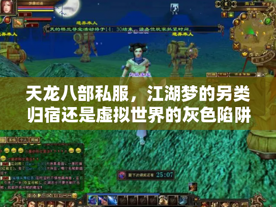 天龙八部私服，江湖梦的另类归宿还是虚拟世界的灰色陷阱？