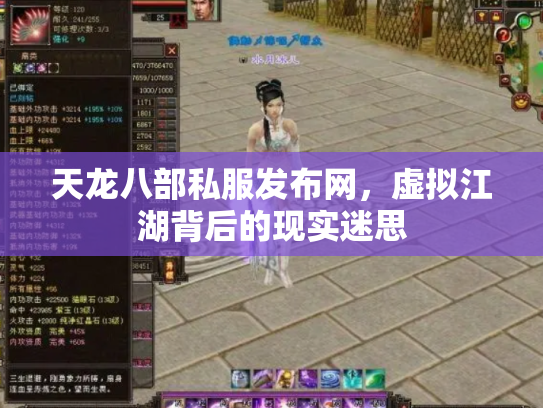 天龙八部私服发布网，虚拟江湖背后的现实迷思