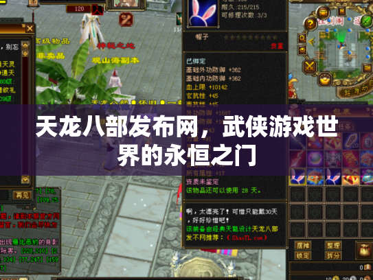 天龙八部发布网，武侠游戏世界的永恒之门