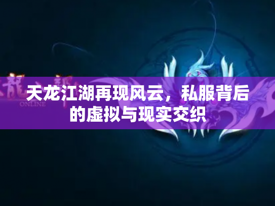 天龙江湖再现风云，私服背后的虚拟与现实交织