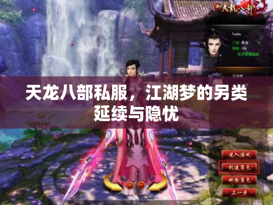 天龙八部私服，江湖梦的另类延续与隐忧