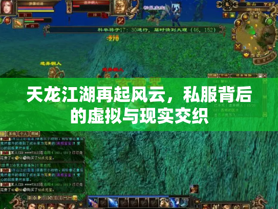 天龙江湖再起风云，私服背后的虚拟与现实交织