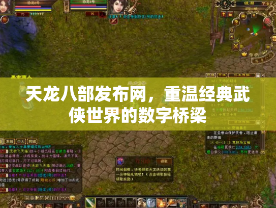 天龙八部发布网，重温经典武侠世界的数字桥梁