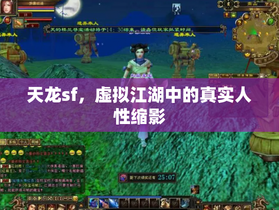 天龙sf，虚拟江湖中的真实人性缩影
