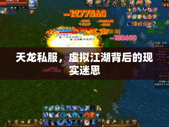 天龙私服，虚拟江湖背后的现实迷思